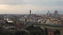 Panorama from Piazzale Michelangelo in Evening